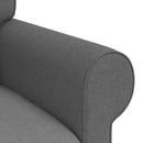 vidaXL Kanapé Szett 2 pcs Sötétszürke 245 x 82 x 80 cm szövet