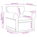 vidaXL Kanapé Szett 2 pcs Sötétszürke 245 x 82 x 80 cm szövet