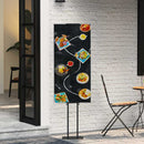 vidaXL Kiállító Állvány 2 db Fekete 30 x 23,5 x 210 cm Acél