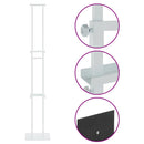 vidaXL Kiállító Állvány 2 db Fehér 30 x 23,5 x 210 cm Acél