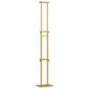 vidaXL Kiállító Állvány 2 pcs Arany 30 x 23,5 x 210 cm Acél