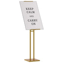 vidaXL Kiállító Állvány 2 pcs Arany 26,5 x 26,5 x 150 cm Acél
