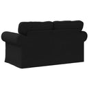 vidaXL Kanapé Fekete 155 x 82 x 80 cm szövet