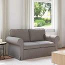vidaXL Kanapé Tópszínű 155 x 82 x 80 cm szövet