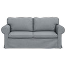 vidaXL Kanapé Világosszürke 175 x 82 x 80 cm szövet
