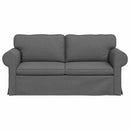 vidaXL Kanapé Sötétszürke 175 x 82 x 80 cm szövet