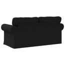 vidaXL Kanapé Fekete 175 x 82 x 80 cm szövet