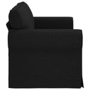 vidaXL Kanapé Fekete 175 x 82 x 80 cm szövet