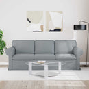 vidaXL Kanapé Világosszürke 215 x 82 x 80 cm szövet