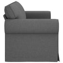 vidaXL Kanapé Sötétszürke 215 x 82 x 80 cm szövet