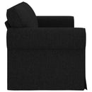 vidaXL Kanapé Fekete 215 x 82 x 80 cm szövet
