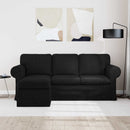 vidaXL Kanapé Fekete 195 x 138 x 80 cm szövet