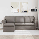 vidaXL Kanapé Tópszínű 215 x 138 x 80 cm szövet