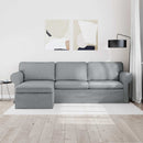 vidaXL Kanapé Világosszürke 245 x 138 x 80 cm szövet