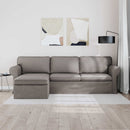 vidaXL Kanapé Tópszínű 245 x 138 x 80 cm szövet