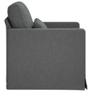 vidaXL Kanapé Sötétszürke 78 x 78 x 80 cm szövet