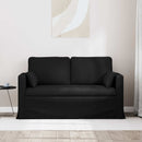 vidaXL Kanapé Fekete 139 x 78 x 80 cm szövet