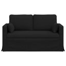 vidaXL Kanapé Fekete 139 x 78 x 80 cm szövet