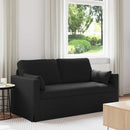 vidaXL Kanapé 2-személyes Fekete 158 x 78 x 80 cm szövet