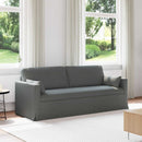 vidaXL Kanapé Sötétszürke 198 x 78 x 80 cm szövet