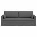 vidaXL Kanapé Sötétszürke 198 x 78 x 80 cm szövet