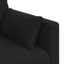 vidaXL Kanapé Fekete 198 x 78 x 80 cm szövet