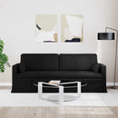 vidaXL Kanapé Fekete 198 x 78 x 80 cm szövet