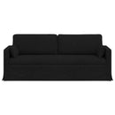 vidaXL Kanapé Fekete 198 x 78 x 80 cm szövet