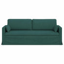 vidaXL Kanapé Sötétzöld 198 x 78 x 80 cm szövet