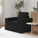 vidaXL Kanapé Fekete 103 x 80 x 82 cm szövet