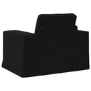 vidaXL Kanapé Fekete 103 x 80 x 82 cm szövet