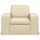 vidaXL Kanapé Krém 103 x 80 x 82 cm szövet