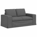 vidaXL Kanapé Sötétszürke 162 x 80 x 82 cm szövet