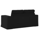 vidaXL Kanapé Fekete 162 x 80 x 82 cm szövet