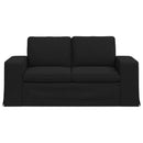 vidaXL Kanapé Fekete 162 x 80 x 82 cm szövet