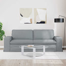 vidaXL Kanapé Világosszürke 222 x 80 x 82 cm szövet