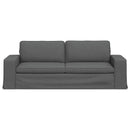 vidaXL Kanapé Sötétszürke 222 x 80 x 82 cm szövet