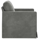 vidaXL Kanapé Sötétszürke 78 x 78 x 80 cm Bársony