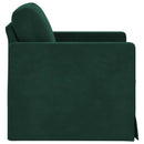 vidaXL Kanapé Sötétzöld 78 x 78 x 80 cm Bársony