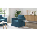 vidaXL Kanapé Kék 78 x 78 x 80 cm Bársony