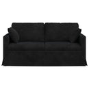 vidaXL Kanapé Fekete 158 x 78 x 80 cm Bársony