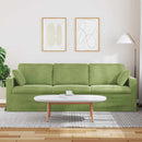 vidaXL Kanapé Világos zöld 228 x 78 x 80 cm Bársony