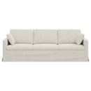 vidaXL Kanapé Krém 228 x 78 x 80 cm Bársony