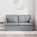 vidaXL Kanapé Világosszürke 144 x 80 x 85 cm szövet