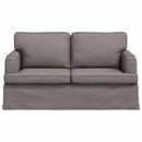 vidaXL Kanapé Tópszínű 144 x 80 x 85 cm szövet