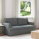 vidaXL Kanapé Sötétszürke 162 x 80 x 85 cm szövet