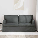 vidaXL Kanapé Sötétszürke 162 x 80 x 85 cm szövet