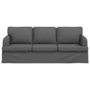 vidaXL Kanapé Sötétszürke 201 x 80 x 85 cm szövet