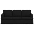 vidaXL Kanapé Fekete 201 x 80 x 85 cm szövet