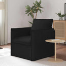 vidaXL Kanapé Fekete 75 x 82 x 85 cm szövet